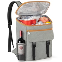 Mochila Refrigeradora Ocklily 50 Latas 30 L A Prueba De Fugas Gris - Venta Internacional.