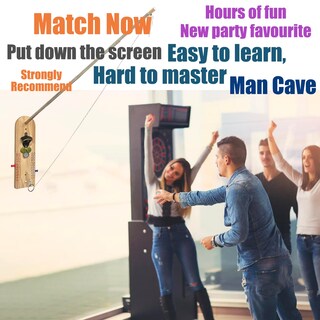 Foto 6 | Foto 6 | Juego Deartisan Para Lanzar Anzuelos Y Anillos Con Abrebotellas Tamaño Grande - Venta Internacional.