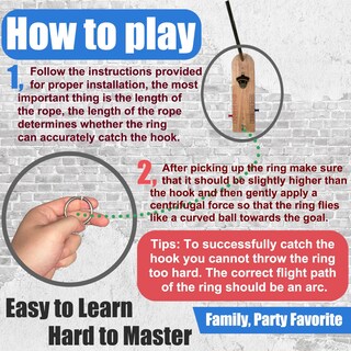 Foto 7 | Foto 7 | Juego Deartisan Para Lanzar Anzuelos Y Anillos Con Abrebotellas Tamaño Grande - Venta Internacional.