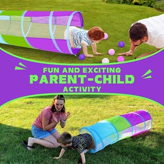 Foto 4 | Foto 4 | Túnel De Juego Para Niños Pequeños Paquete De 2 Mallas Zenply Para Interiores Y Exteriores - Venta Internacional.