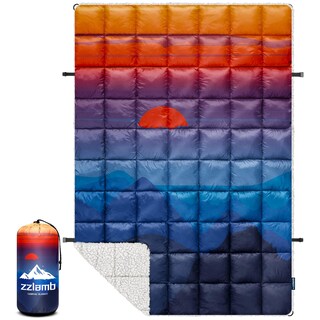 Foto 1 | Foto 1 | Manta Zzlamb Sherpa Puffy 132 X 191 Cm Cálida Para Exteriores - Venta Internacional.