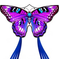 Mariposa Kite Doinfly 140 X 69 Cm Color Morado Con Línea De 100 M - Venta Internacional.