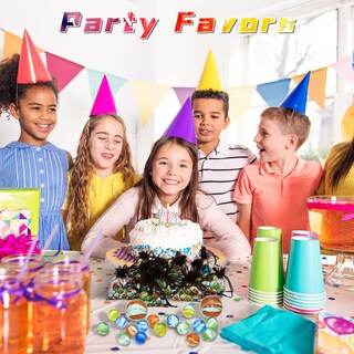 Foto 7 | Foto 7 | Juego De Canicas De Cristal Lewtemi 24 Paquetes Con Tirador Y Bolsa - Venta Internacional.