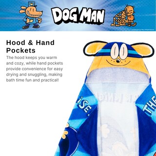 Foto 4 | Foto 4 | Toalla Franco Dog Man Kids De Algodón Con Capucha 61 X 127 Cm - Venta Internacional.