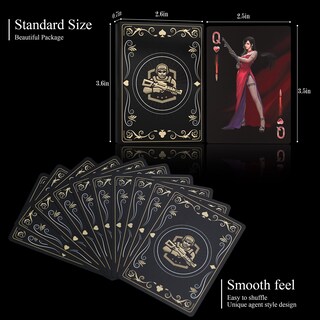 Foto 5 | Foto 5 | Tarjetas De Juego Wjpc Warrior Gold Impermeables Con Caja De Regalo - Venta Internacional.