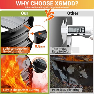 Foto 2 | Foto 2 | Anillo Para Fogatas Xgmdd 122 Cm Acero Galvanizado Portátil - Venta Internacional.