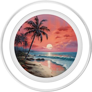 Foto 2 | Foto 2 | Palm Trees Popgrip Para Magsafe Con Diseño Beach Sunset - Venta Internacional.