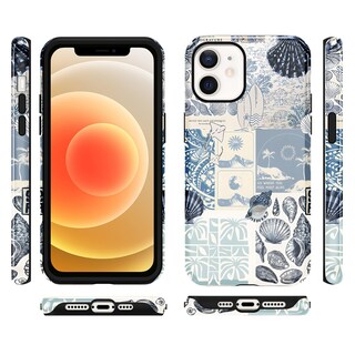 Foto 5 | Foto 5 | Funda Lioscre Para Iphone 12/12 Pro 6.1 Pulgadas Collage Tpu Azul - Venta Internacional.