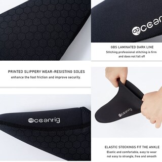 Foto 3 | Foto 3 | Calcetines De Buceo Nitescuba 2 5 Mm De Neopreno Blancos L - Venta Internacional.