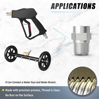 Foto 6 | Foto 6 | Boquillas Limpiadoras De Superficies Valve Meanlin 50° 1/4 Pulgadas Npt 4000 Psi Paquete De 5 - Venta Internacional.