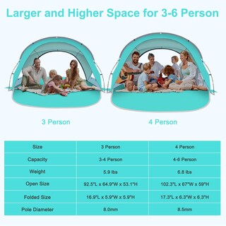 Foto 6 | Foto 6 | Refugio Gorich Beach Para 4 A 5 Personas Con Protección Uv Upf50+ - Venta Internacional.