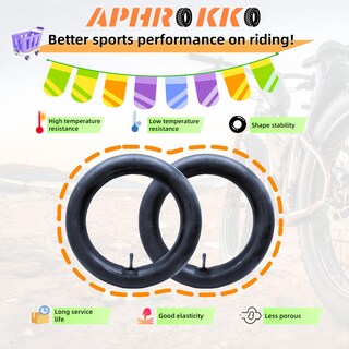 Foto 3 | Foto 3 | Tubo Interior De Bicicleta Aphrokko 20x4 Fat Tire Paquete De 2 Unidades Schrader - Venta Internacional.