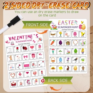 Foto 3 | Foto 3 | Juego Familiar De Cartas De Búsqueda Del Tesoro De Hoolerry Paquete De 12 - Venta Internacional.