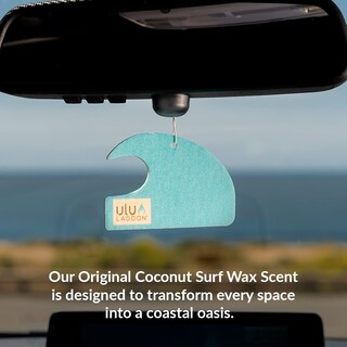 Foto 2 | Foto 2 | Ambientador Ulu Lagoon Mini Wave Para Coche Paquete De 3 Azul - Venta Internacional.