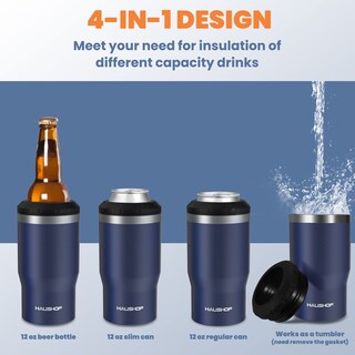 Foto 3 | Foto 3 | Can Cooler Haushof Acero Inoxidable Aislante 4 En 1 12 Onzas - Venta Internacional.