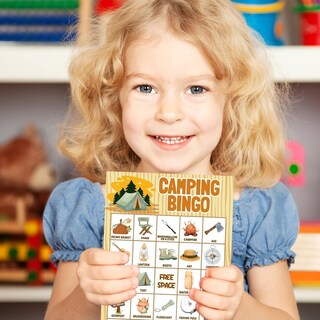 Foto 5 | Foto 5 | Juego De Bingo Fancy Land Camping Para Niños De 24 Jugadores Al Aire Libre - Venta Internacional.