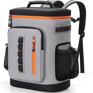 Foto 1 | Foto 1 | Mochila Aislante Impermeable Cooler Sunup Para 35 Latas Gris - Venta Internacional.