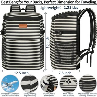 Foto 3 | Foto 3 | Mochila De Camping Cooler Vankor 45 Latas Impermeable - Venta Internacional.