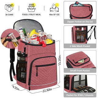 Foto 2 | Foto 2 | Mochila Térmica Capolo Aislante A Prueba De Fugas Impermeable 30 Latas - Venta Internacional.