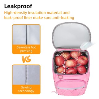Foto 2 | Foto 2 | Mochila Térmica Vkkzaaw Aislante Impermeable 26 Latas Rosa - Venta Internacional.