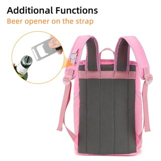 Foto 3 | Foto 3 | Mochila Térmica Vkkzaaw Aislante Impermeable 26 Latas Rosa - Venta Internacional.