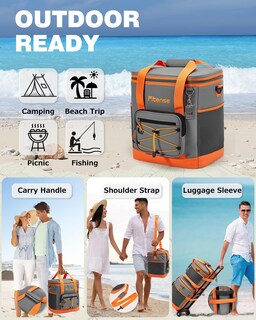 Foto 7 | Foto 7 | Bolsa Térmica Blanda Enrollable Cooler Fitense De 33 Litros 50 Latas - Venta Internacional.