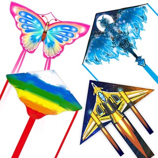 Foto 1 | Foto 1 | Set De Cometas Flying Hoofer 4 Cometas De Nailon Fáciles De Volar - Venta Internacional.