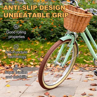 Foto 2 | Foto 2 | Juego De Neumáticos Para Bicicleta Hycline De 26 X 2.125 Pulgadas Color Marrón Con Tubos Y Palancas - Venta Internacional.