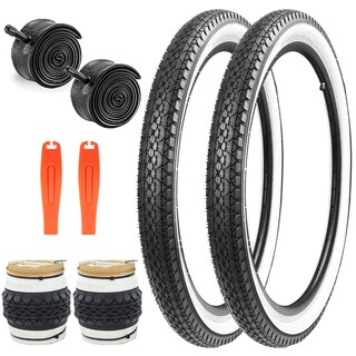 Foto 1 | Foto 1 | Juego De Neumáticos Para Bicicleta Balinge 26 X 2 125 Pulgadas Plegable De Pared Blanca - Venta Internacional.