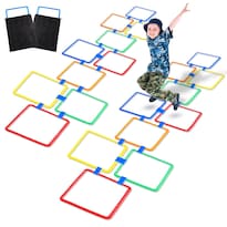 Juego Woanger Hopscotch Outdoor Game 2 Juegos Cuadrados De 38 Cm - Venta Internacional.