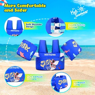 Foto 2 | Foto 2 | Chaleco De Natación Nemone Para Niños Pequeños Con Alas De 10 A 32 Kg - Venta Internacional.