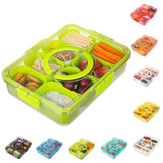 Foto 1 | Foto 1 | Caja De Aperitivos Acanalada Feiood Con Soporte Para Comidas Con 8 Compartimentos - Venta Internacional.