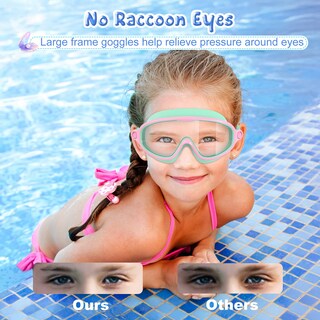 Foto 5 | Foto 5 | Gafas De Natación Vegovia Kids Con Protección Uv Antivaho Paquete De 2 - Venta Internacional.