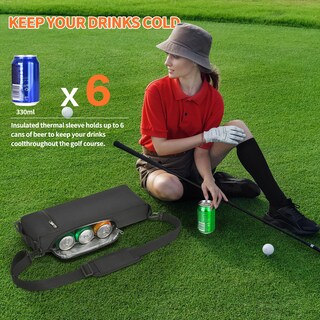 Foto 6 | Foto 6 | Bolsa Térmica De Estilo Natural Golf Con Aislamiento Suave De 40 X 15 X 6 Cm - Venta Internacional.