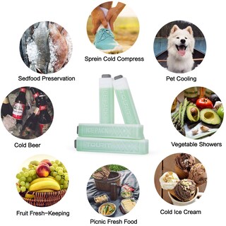 Foto 4 | Foto 4 | Set De 4 Enfriadores De Gel Reutilizables De Larga Duración Ice Packs Tourit - Venta Internacional.