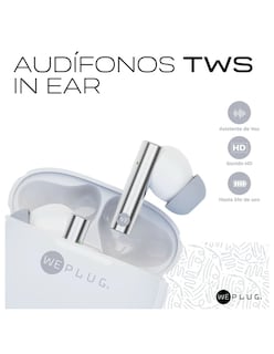 Foto 2 | Foto 2 | Audífonos Inalámbricos Weplug Tws In ear 5h Batería Usb‑c