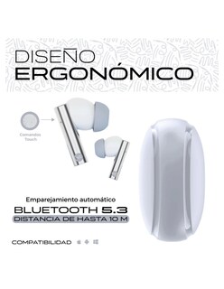 Foto 3 | Foto 3 | Audífonos Inalámbricos Weplug Tws In ear 5h Batería Usb‑c