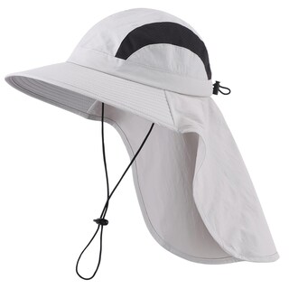 Foto 1 | Foto 1 | Sombrero Home Prefer Upf 50+ Con Solapa De Ala Ancha Color Gris Claro - Venta Internacional.