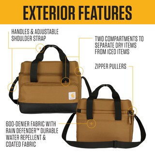 Foto 3 | Foto 3 | Cooler Carhartt Con Aislamiento De Dos Compartimentos 32 X 28 X 28 Cm 18 Latas - Venta Internacional.