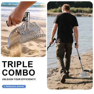 Foto 2 | Foto 2 | Sand Scoop A Peerless Pala De Acero Inoxidable De Alta Resistencia - Venta Internacional.