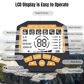 Foto 3 | Foto 3 | Detector De Metales Soomeet Professional Bobina Impermeable De 10 Pulgadas - Venta Internacional.