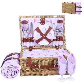 Foto 1 | Foto 1 | Cesta De Pícnic Neti Neti Para 4 Personas Con Nevera Y Manta - Venta Internacional.