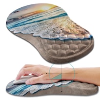 Alfombrilla De Ratón Hokafenle Ergonómica 30 X 20 Cm Beach Sunset - Venta Internacional.