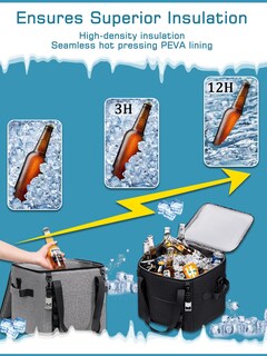 Foto 4 | Foto 4 | Enfriador Tuercao Soft Insulate 30 Cm A Prueba De Fugas 28 L Gris - Venta Internacional.