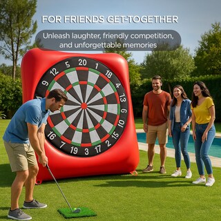 Foto 7 | Foto 7 | Juego De Futbol-golf Zivplay 2 En 1 Con Tablero De Dardos Inflable 190 Cm - Venta Internacional.