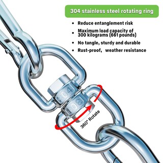 Foto 2 | Foto 2 | Estaca De Amarre Para Perros Tombaby 9 5 Kg 9 M Cable Giratorio 360° - Venta Internacional.