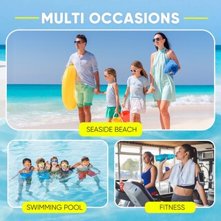 Foto 7 | Foto 7 | Bolsa De Natación De Malla Hohom 58 X 48 Cm Impermeable Grande 40 L - Venta Internacional.