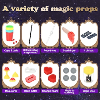 Foto 6 | Foto 6 | Kit Mágico Pixata Para Niños Con Varita Y 74 Trucos - Venta Internacional.