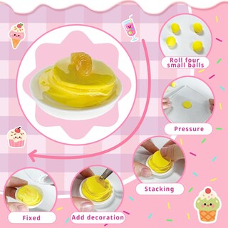 Foto 5 | Foto 5 | Juego De Juguetes Para Bricolaje Beireg Mini Bake Shop 14 Piezas Kit De Arcilla De Resina - Venta Internacional.