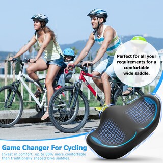 Foto 6 | Foto 6 | Asiento De Bicicleta Cdywd Noseless Oversized Comfort 24 X 34 X 14 Cm - Venta Internacional.